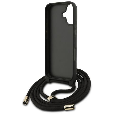Custodia Per Iphone 17 Con Cinturino Nera Guess - Foto 1