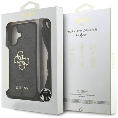 Custodia Per Iphone 17 Con Cinturino Nera Guess - Foto 7