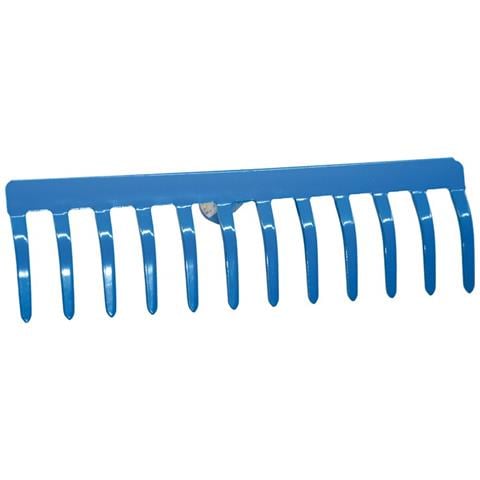 Rastrello 16 Denti In Acciaio "" Tipo Pesante "" Senza Manico "" Misura 410 Mm - Foto 3