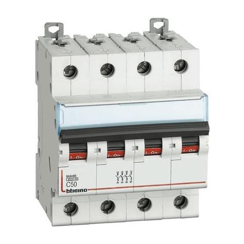 Fa84c50 - Btdin45 - Interruttore Magnetotermico 4p Curva C 50a 4,5ka - Foto 2
