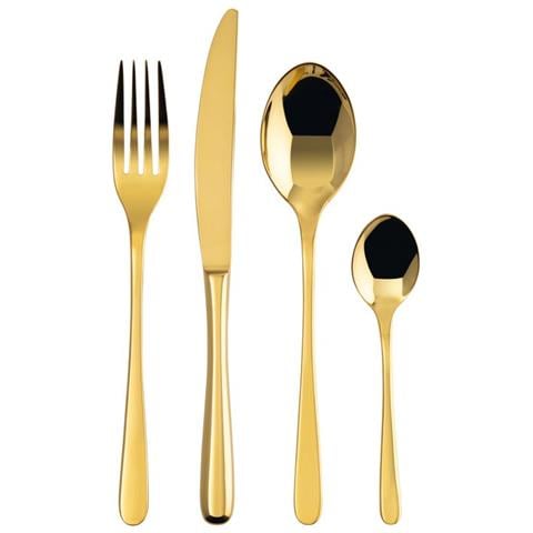 Servizio 24 Pezzi Monoblocco Taste Pvd Gold - Foto 1