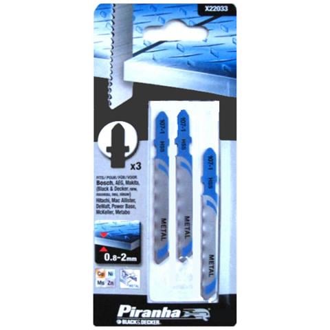 BLACK & DECKER Set 3 Lame Alternativo Per Metallo