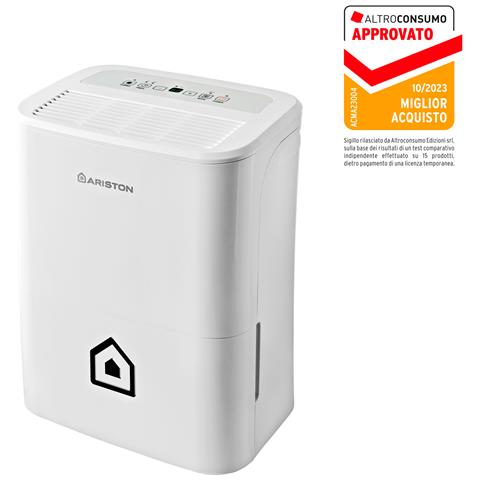 Deumidificatore DEOS 16S con 16 Litri / 24 Ore Capacità Tanica 3 Litri Potenza 312 W Colore Bianco - Foto 1