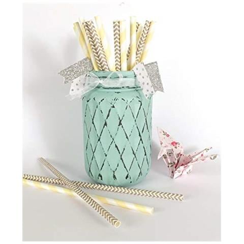 Tazza Mason Jar Con Copertura 37,5 Cl - Diamante - Foto 1