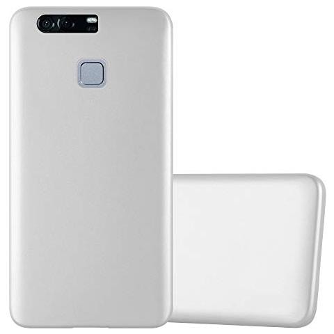 Custodia Compatibile Con Huawei P9 Plus In Argento Metallico - Coperchio Protettivo In Silicone Tpu Flessibile - Foto 1