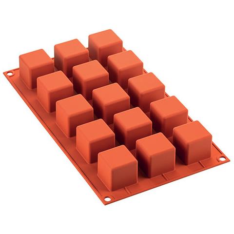 Sf105 - Silicone Nr. 15 Cubi 35 X35 H 35 Mm Terracotta In Nylon + Cav Classic - Foto 1