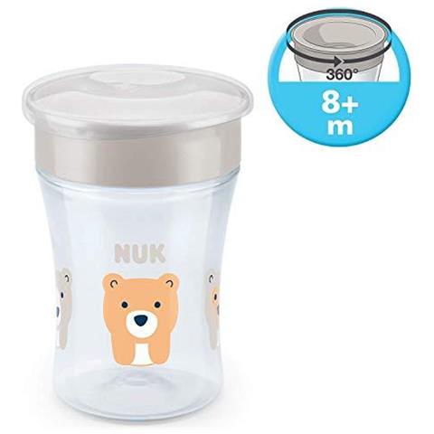 Magic Cup Sippy Cup A 360 Anti-spill Rim Senza Bpa 8 Mesi 230ml Orso (clear)  - Foto 2