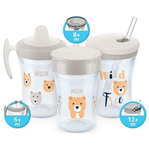Magic Cup Sippy Cup A 360 Anti-spill Rim Senza Bpa 8 Mesi 230ml Orso (clear)  - Foto 4