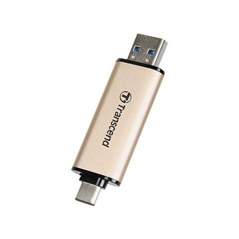 JetFlash 930C unità flash USB 128 GB USB Type-A / USB Type-C 3.2 Gen 1 (3.1 Gen 1) Oro - Foto 2
