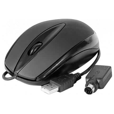 225113 USB+PS / 2 Ottico 800DPI Ambidestro Nero mouse - Foto 1