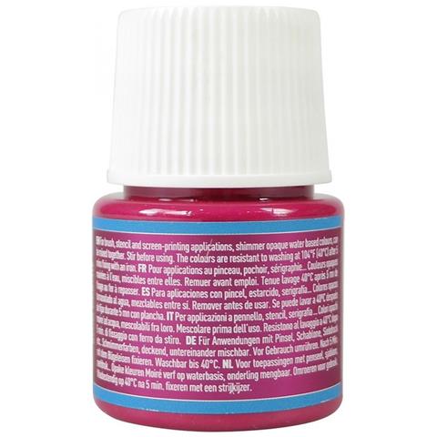 Pittura Tessile Setacolor Effetto Metallico Opaco - Rosso Orientale - 45 Ml - Foto 1