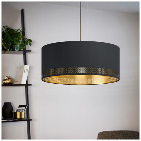 Lampadario Moderno Esteperra 3 Luci Acciaio Nero - Foto 2