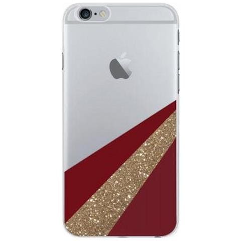 Cover Per Iphone Se 2020/8/7/6s / 6 Semirigida In Linea, Trasparente - Foto 1