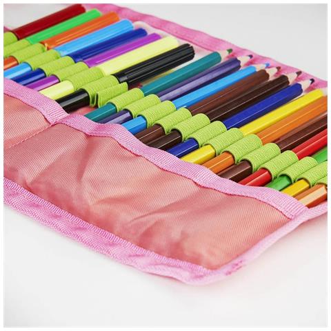 Astuccio Per La Scuola Con Accessori Minnie Mouse Rosa (22 Pcs) - Foto 4