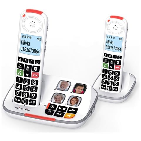 Telefono Fisso Swiss Voice Xtra 2355 Duo Bianco - Foto 1