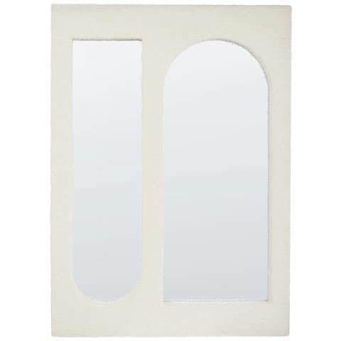 Specchio Marcigny 70 Cm 100 Cm Bouclé Bianco Sporco - Foto 2