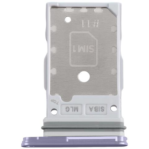 Carrellino Scheda Sim Galaxy S24 E S24 Plus Dual Nano Sim, Viola Scuro - Foto 1