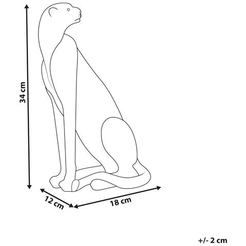 Accessorio Decorativo Broye Poliresina Moderno Glamour Nero - Foto 7