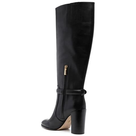 Hamilton Heeled Boot Stivali Pelle Di Mucca Scarpe Donna Nero Eu 36, 40f3hahb5l-001 - Foto 3