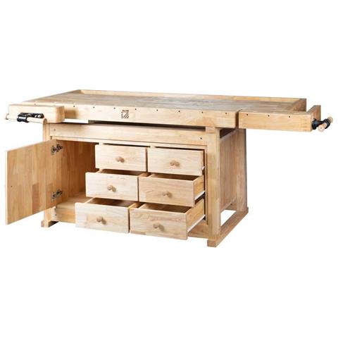 Banco Da Lavoro Con Armadio E Morsa Holzmann Wb210c - Foto 2