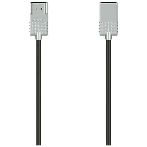 High Speed Hdmi™-kabel Ultra-slim, 4k, Stecker - Stecker, Ethernet, 1,0 M (00205074) - Foto 1