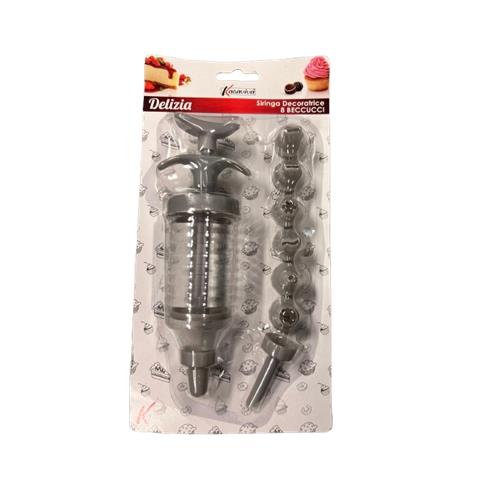 Delizia Siringa Decoratrice 8 Beccucci 18 Cm - Foto 1