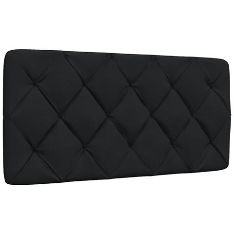 Cuscino Testiera Nero 100 Cm In Tessuto - Foto 1