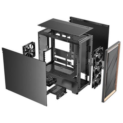 FLUX SE Midi Tower Nero, Legno - Foto 19