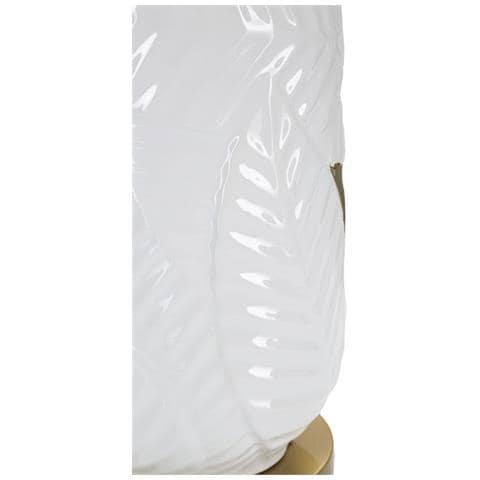 Lampada Da Tavolo Mf102 - Bianco - Ceramica - 40x40x70 Cm - Foto 2