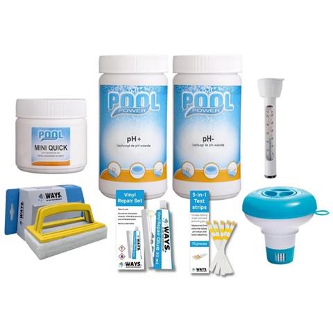 Piscina Fuori Terra - Rettangolo - 260x160x65 Cm - Blu - Include Accessori Coordinati Cb1 - Foto 6