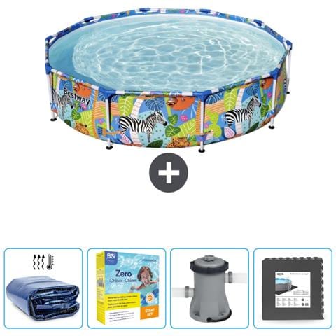 Piscina Fuori Terra - In Giro - 305x66 Cm - Multi - Include Accessori Coordinati Cb8 - Foto 1