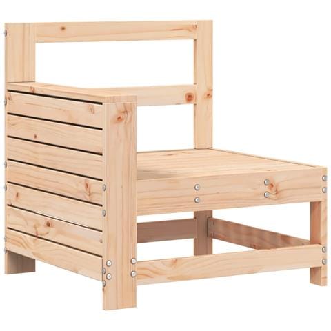 Lusso Casadino - Divano Senza Braccioli Da Giardino 69x62x70,5 Cm Massello Pino - Foto 1