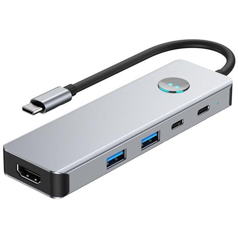 Hub Usb-c 8-in-1: Espandi La Connettività Con Hdmi 4k - Foto 1