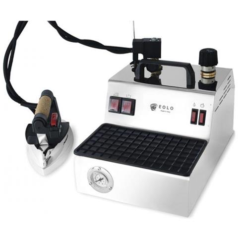 EOLO Sistema Stirante Professionale GV02 INOX V6 Ferro da Stiro con Paravapore Caldaia in Rame a Risparmio Energetico A++ Resistenza Esterna Anticalcare Corazza Acciaio Inox Garanzia - Foto 1