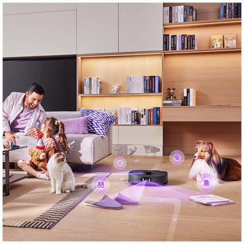 Eureka J15 Pro Ultra Robot Aspirador Y Friegasuelos Con Succión De 16.200pa, Anti-enredos Y Lavado Con Agua Caliente - Negro - Foto 7