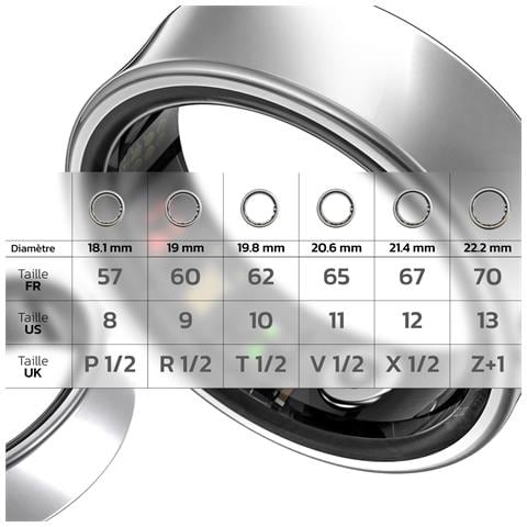 Anello Smart Bluetooth Salute Sport Impermeabile Taglia 11 - Foto 2