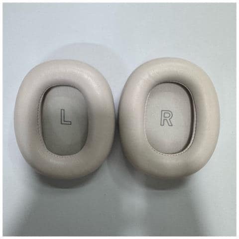 Cuscinetti Auricolari Di Ricambio Compatibili Con Cuffie Bang & Olufsen Beoplay H95 - Pelle Di Pecora Premium Silver - Foto 4