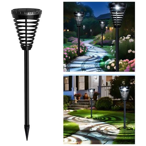 Lampada Solare Da Giardino Con Colori Bianco E Rgb - Torcia Solare Di Halloween - Foto 2