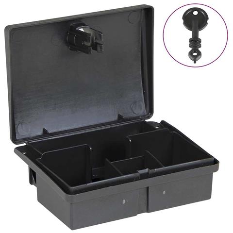 Trappole per Topi 10 pz Nere 13x10x4 cm - Foto 2
