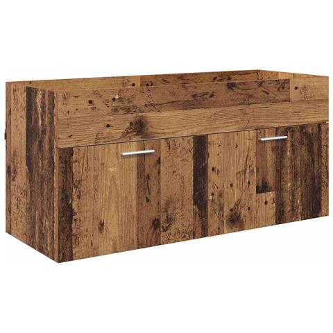 Armadio sottolavello con porta Legno vecchio 38,5 x 100 x 46 cm - Foto 1