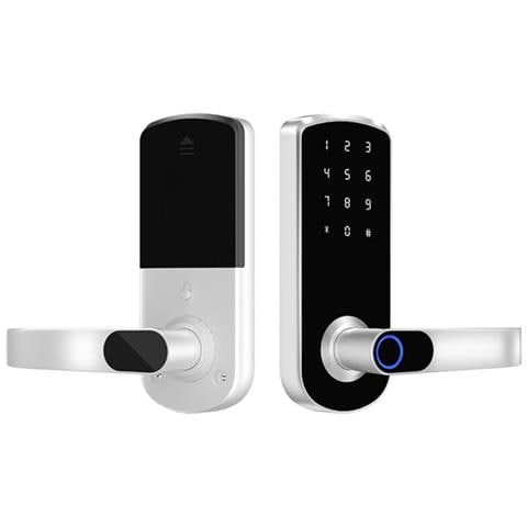 Serratura Intelligente Per Porta Con Impronta Digitale Tuya - Ttlock Bluetooth Biometrica Senza Chiave Per Casa, Appartamento, Hotel, Scuola Silver - Foto 1
