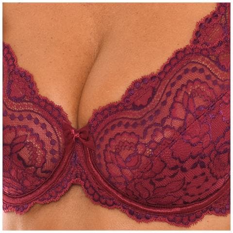 Reggiseno Da Donna Con Ferretto In Pizzo Non Imbottito 05832 Per Un Sostegno Naturale Del Seno - Foto 2