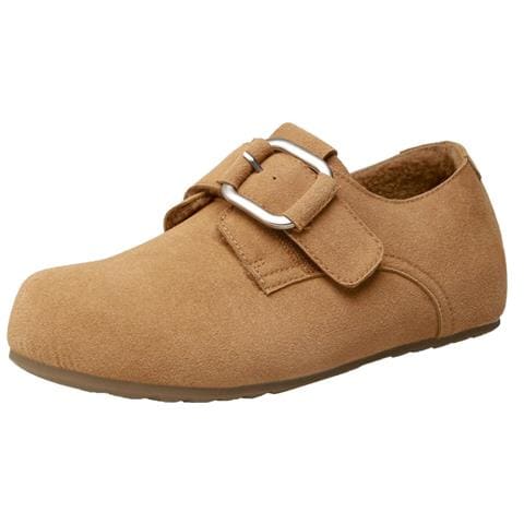 Pantofole Calde Stile Birkenstock Con Suola Spessa - Scarpe Invernali Alla Moda E Confortevoli Brown 35 - Foto 1