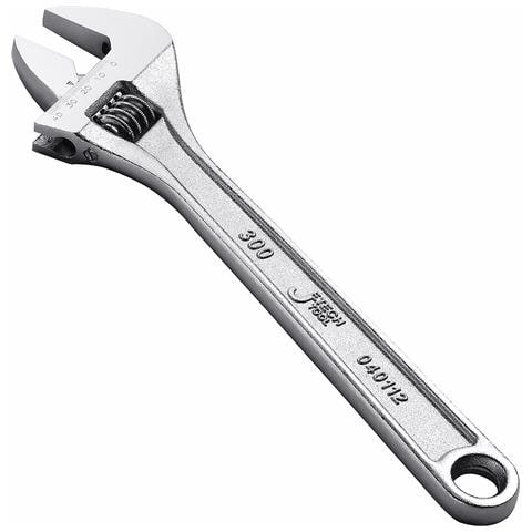 12"" Chiave inglese regolabile, SAE, Cr-V, mezzaluna con ganasce da 0 a 40 mm - Foto 4