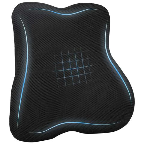 Cuscino Regolabile Nero 40 x 40 x 11 cm Schiuma Memory - Foto 1