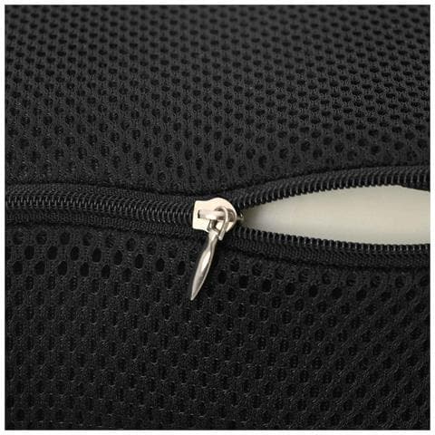 Cuscino Regolabile Nero 40 x 40 x 11 cm Schiuma Memory - Foto 9