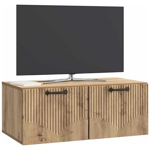 Mobile Porta TV da Muro Rovere Artigianale 78,5 x 41 x 30 cm - Foto 2