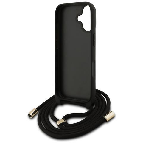 Custodia Per Iphone 17 Con Cordino Design Marrone Guess - Foto 1