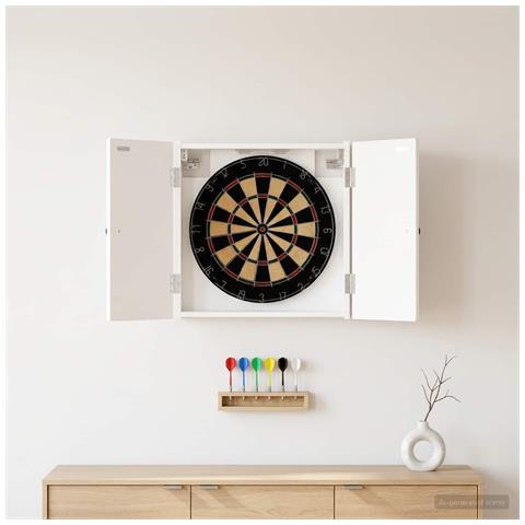 Armadio per Dartboard BREDA Bianco 52,5 x 10,5 x 53,5 cm - Foto 2