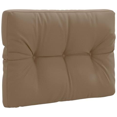 Cuscino per schienale di pallet VIANEN 100% Poliestere Tortora - Foto 1